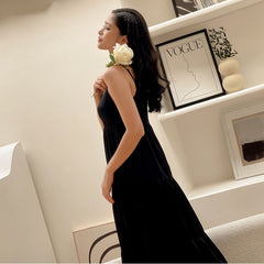 Silk Organza Tiered Midi Dress with Spaghetti Straps and Flowing Lightweight Silhouette