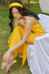 Olivia Open Back Silk Slip Dress