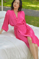 黛安娜真丝短袍