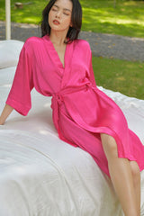 Diana Silk Short Robe