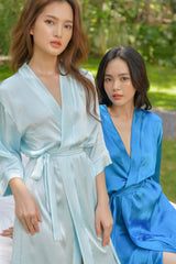 Diana Silk Short Robe