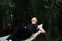 Sleeveless Fringe Midi Dress with Hand-Knit Accents and Figure-Defining Stretch Waistband