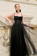 Kristen Maxi Bustier Tulle Dress