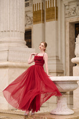 Kristen Maxi Bustier Tulle Dress